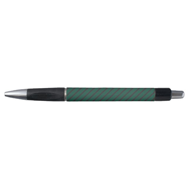 Forest green and charcoal fives stripe pattern (Front)