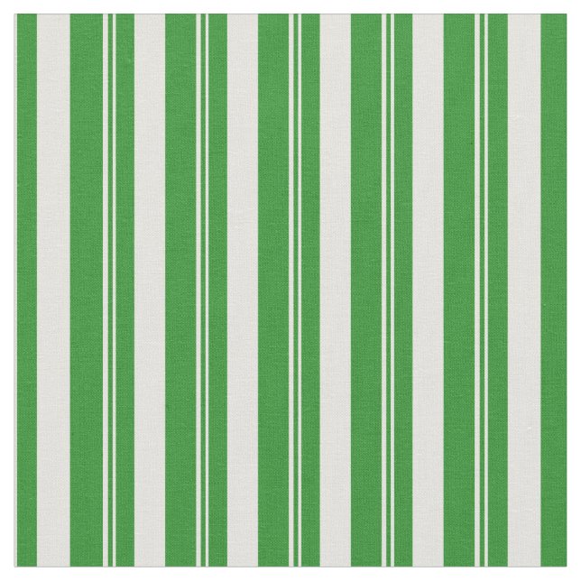Forest Green and Light Yellow Pattern Fabric (Close Up)