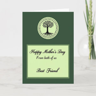 Forest Green Best Friend Card