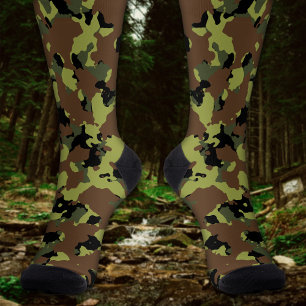 Forest Green Camo Socks