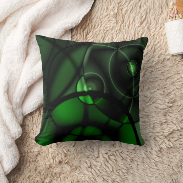 Forest Green Cushion (Blanket)