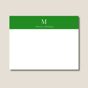 Forest Green Elegant Personalised Name Business Card