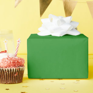Forest Green Glossy Wrapping Paper
