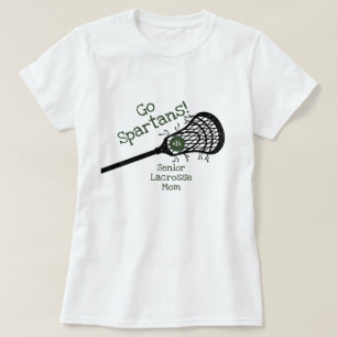 Forest Green Go Team Lacrosse Mum T-Shirt