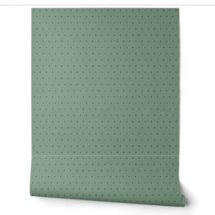 Forest Green Minimalist Tiny Dot Wallpaper