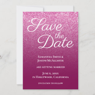 Forest Green Modern Gradient Save The Date