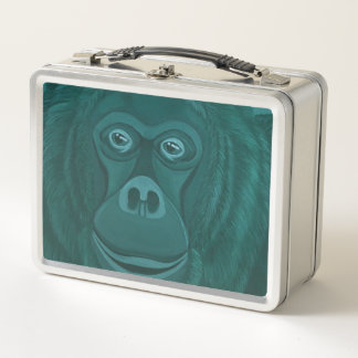 Forest Green Orangutan Lunchbox