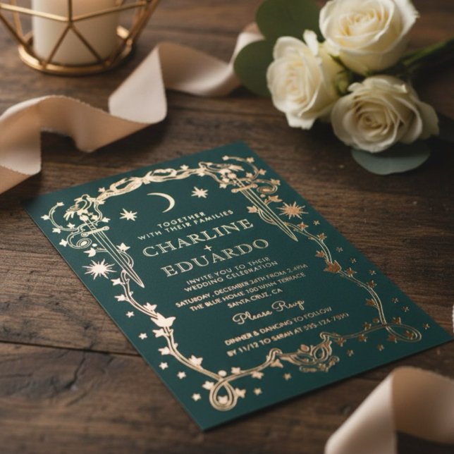 Forest Green Ornate Celestial Wedding  (Creator Uploaded)