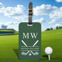 Forest Green Personalised Monogram Golf Clubs