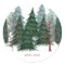 Forest green | Pine Trees Christmas Holiday