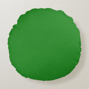 Forest Green Round Pillow