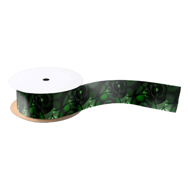 Forest Green Satin Ribbon (Spool)
