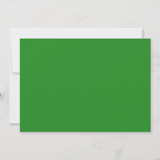 Forest Green Save the Date Card – Customisable (Front)
