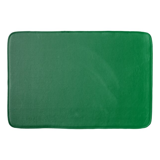 Forest Green Shades Bath Mat (Front)