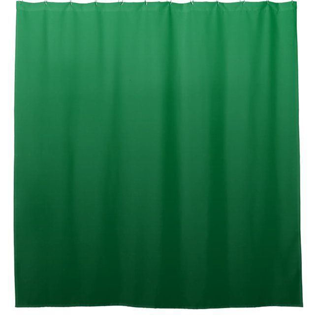 Forest Green Shades Shower Curtain (Front)