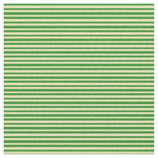 Forest Green & Tan Pattern Fabric (Close Up)