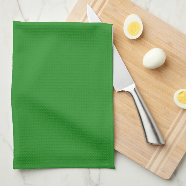 Forest Green Tea Towel (Quarter Fold)