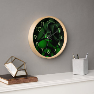 Forest Green Wall Clock