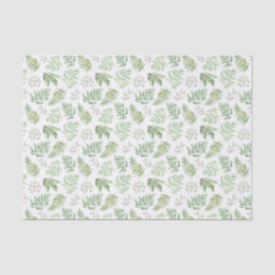 Forest Greenery Pattern Tissue Paper