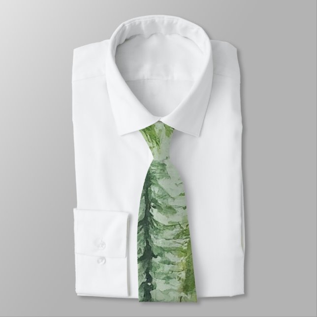 Forest greens tie (Tied)