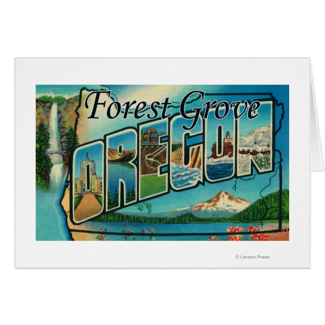 Forest Grove, Oregon - Large Letter Scenes (Front Horizontal)