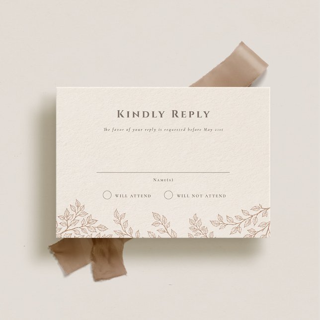 Forest Grove Wedding RSVP Invitation (Creator Uploaded)
