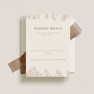Forest Grove Wedding Vertical RSVP Invitation
