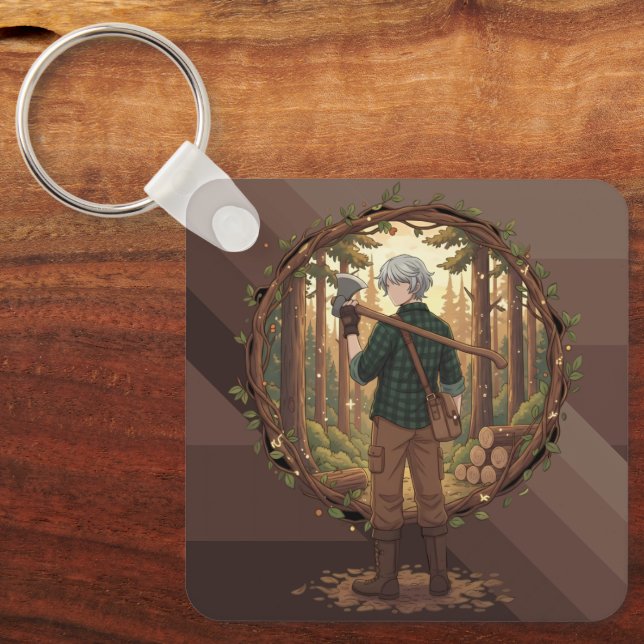 Forest Guardian Anime Key Ring (Front)