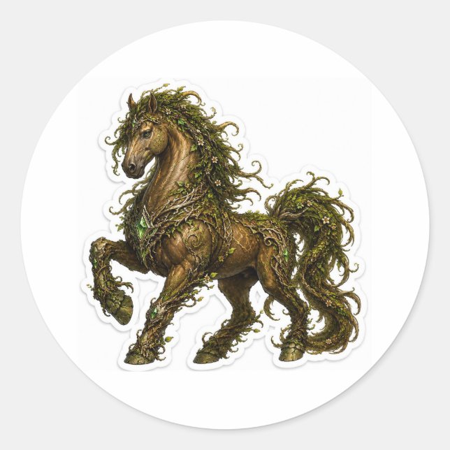 Forest Guardian Horse Sticker (Front)