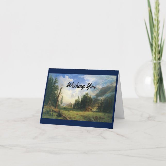 Forest Happy Birthday Dad Card (Front)