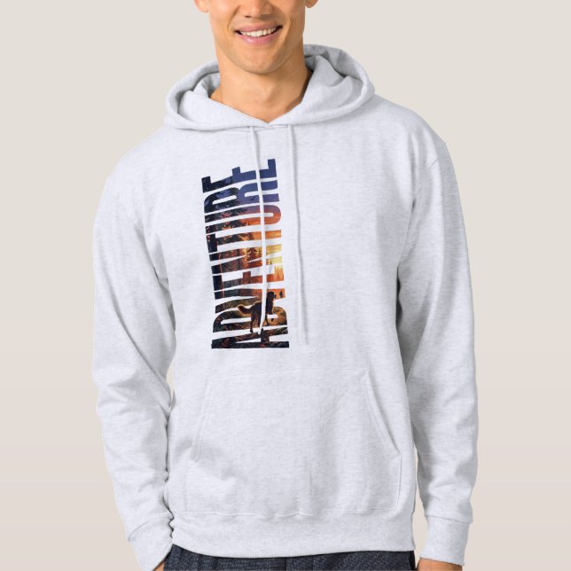 Forest Hiking Dog Adventure Hoodie (Front)