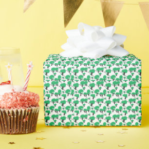 Forest Hilly landscape minimal Wrapping Paper