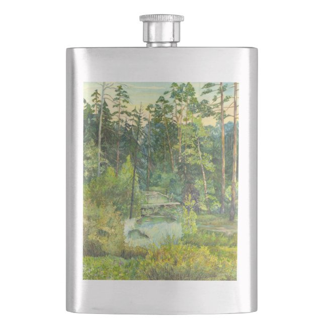 Forest Hip Flask (Front)