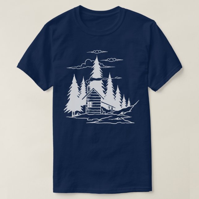 Forest Hut  T-Shirt (Design Front)