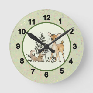 Forest Image Round Wall Clock