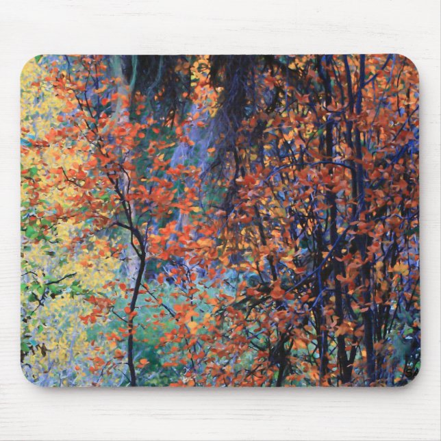 Forest in Autumn Mouse Pad (Front)