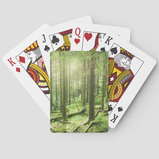 Forest in Killarney National Park | Kerry, Ireland Playing Cards (Back)