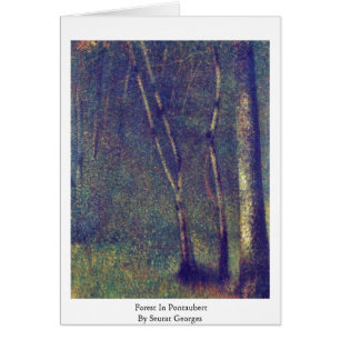 Forest In Pontaubert By Seurat Georges