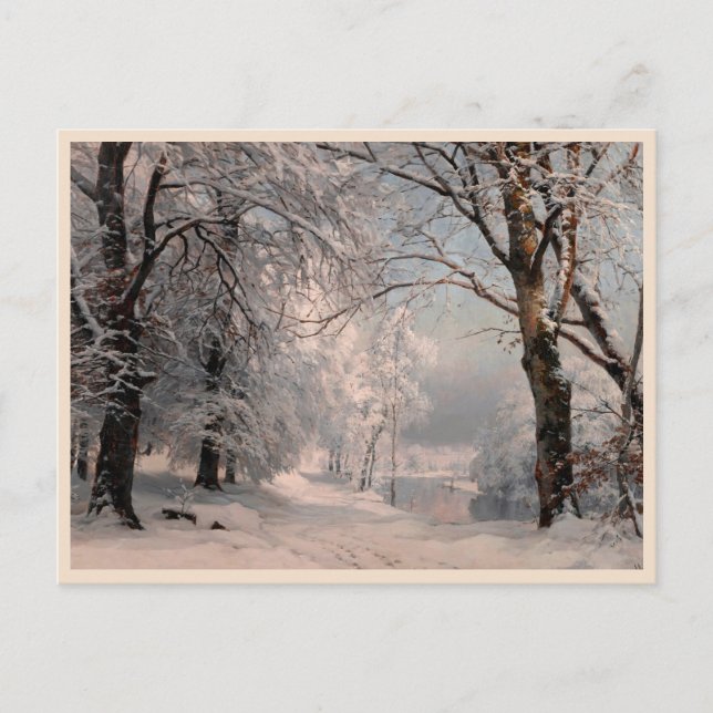 Forest In Winter Postcard (Front)
