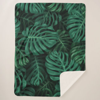 Forest Inspired Design Sherpa Blanket