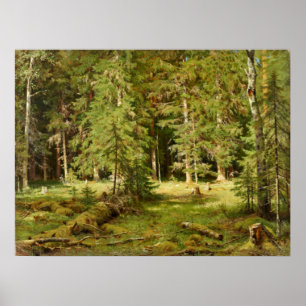 Forest Ivan Shishkin Poster