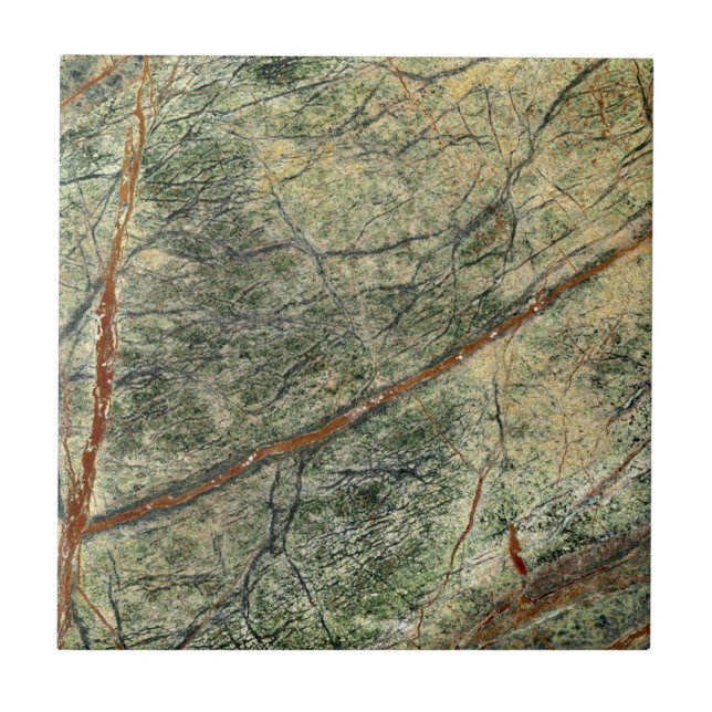 Forest Jungle Ceramic Tile (Front)