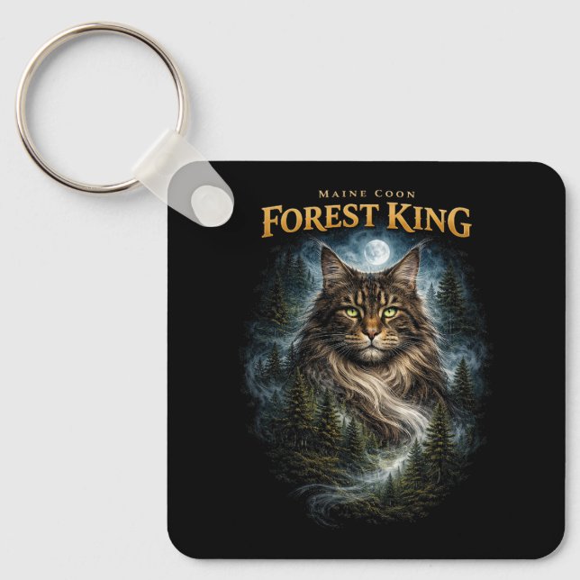 Forest King Key Ring (Front)