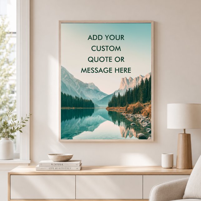 Forest Lake - Create Your Own Motivational  Poster (Forest Lake - Create Your Own Motivational Poster)
