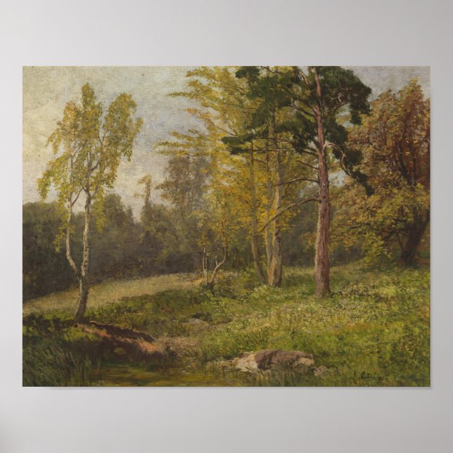 Forest Landscape by Konrad Petrides Poster (Front)