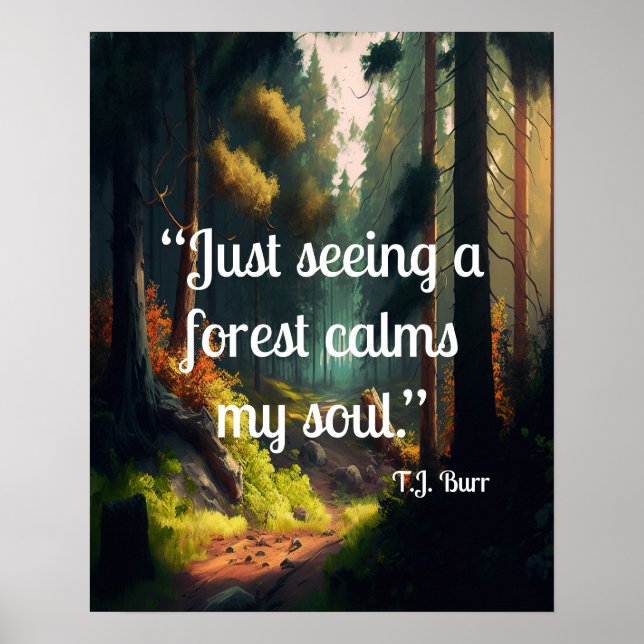 Forest Landscape  Poster (Front)