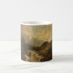 Forest Landscape Scene (by Josef Kriehuber) Coffee Mug
