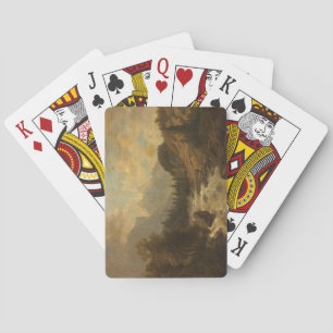 Forest Landscape Scene (by Josef Kriehuber) Playing Cards