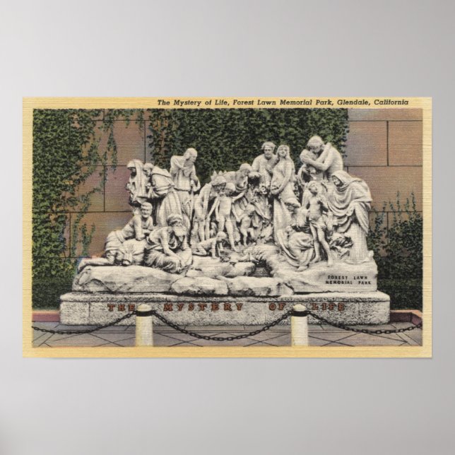 Forest Lawn Memorial Park, Mystery of Life Poster (Front)