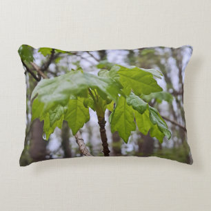 Forest Leaves After Rain – Wild Nature Romania Decorative Cushion
